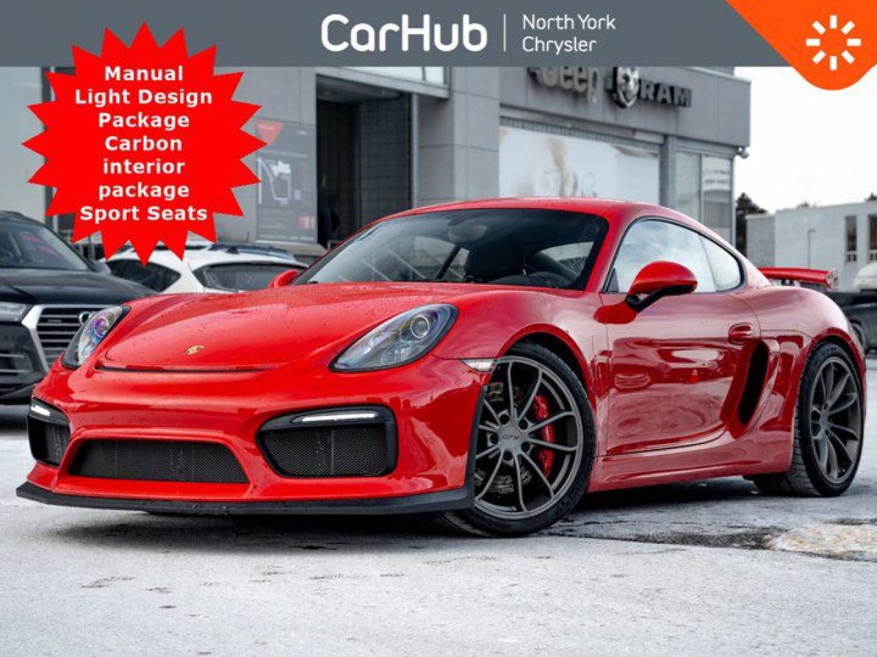 Used 2016 Porsche Cayman GT4 Manual Light Design Package Carbon interior package Sport Seats for sale in Thornhill, ON