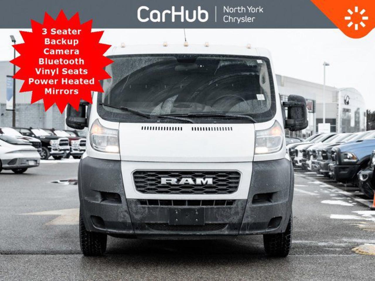 Used 2020 RAM Cargo Van ProMaster 3 Seater Backup Cam Bluetooth Vinyl Seats Power Heated Mirrors for sale in Thornhill, ON