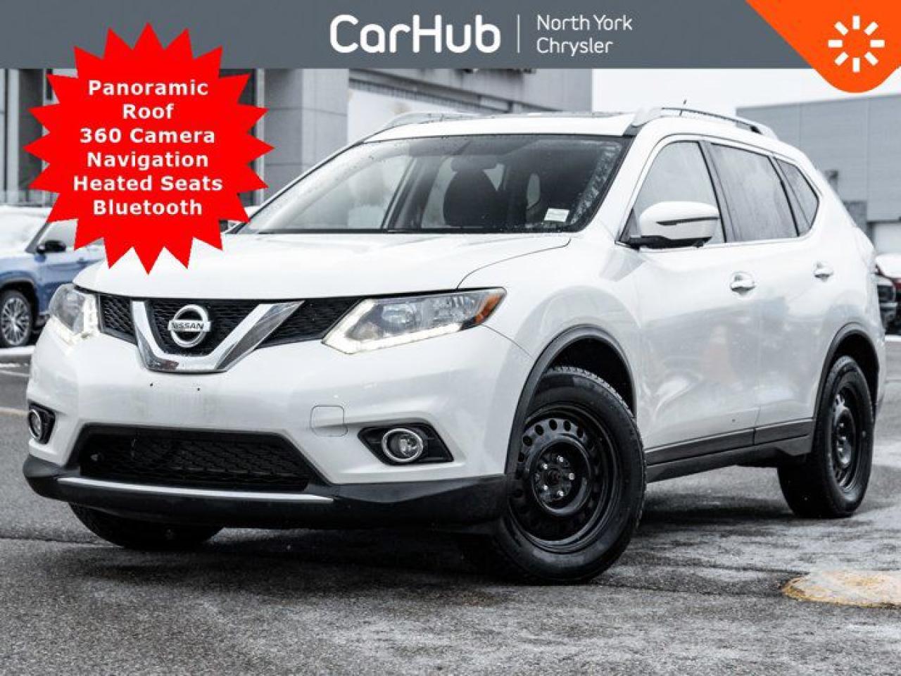 Used 2016 Nissan Rogue SV Panoroof 360 Cam Navigation Heated Seats Bluetooth for sale in Thornhill, ON