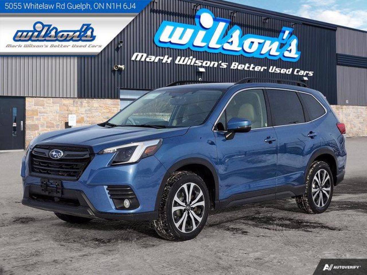 Used 2023 Subaru Forester Limited AWD | Leather | Sunroof | Navi | Adaptive Cruise | Heated Seats + Steering | Power Tailgate for sale in Guelph, ON