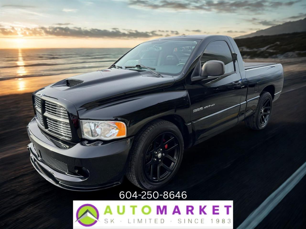 CALL OR TEXT KARL @ 6-0-4-2-5-0-8-6-4-6 FOR INFO & TO CONFIRM WHICH LOCATION.<br /><br />BEAUTIFUL SRT10 RAM WITH THE 500+HP VIPER V10 ENGINE WITH THE MANUAL 6 SPEED TRANSMISSION. THE WAY THESE TRUCKS WERE MEANT TO BE. GREAT CONDITION INSIDE AND OUT WITH NEW TIRES TOO! CALL TO SET AN APPOINTMENT FOR VIEWING.<br /><br />2 LOCATIONS TO SERVE YOU, BE SURE TO CALL FIRST TO CONFIRM WHERE THE VEHICLE IS.<br /><br />We are a family owned and operated business for 40 years. Since 1983 we have been committed to offering outstanding vehicles backed by exceptional customer service, now and in the future. Whatever your specific needs may be, we will custom tailor your purchase exactly how you want or need it to be. All you have to do is give us a call and we will happily walk you through all the steps with no stress and no pressure.<br /><br />&nbsp; &nbsp; &nbsp; &nbsp; &nbsp; &nbsp; &nbsp; &nbsp; &nbsp; &nbsp; &nbsp; &nbsp; &nbsp; &nbsp; &nbsp; &nbsp; &nbsp; &nbsp; &nbsp; &nbsp; &nbsp; &nbsp; WE ARE THE HOUSE OF YES!<br /><br />ADDITIONAL BENEFITS WHEN BUYING FROM SK AUTOMARKET:<br /><br />-ON SITE FINANCING THROUGH OUR 17 AFFILIATED BANKS AND VEHICLE &nbsp;&nbsp;&nbsp;&nbsp;&nbsp;&nbsp;&nbsp;&nbsp;&nbsp;&nbsp;&nbsp;&nbsp;&nbsp;&nbsp;&nbsp;&nbsp;&nbsp;&nbsp;&nbsp;&nbsp;&nbsp;&nbsp;&nbsp;&nbsp;&nbsp;&nbsp;&nbsp;&nbsp;&nbsp;&nbsp;&nbsp;&nbsp;&nbsp;&nbsp;&nbsp;&nbsp;&nbsp;&nbsp;&nbsp;&nbsp;&nbsp;&nbsp;&nbsp;&nbsp;&nbsp;&nbsp;&nbsp;&nbsp;&nbsp;&nbsp;&nbsp;&nbsp;&nbsp;&nbsp;&nbsp;&nbsp;&nbsp;&nbsp;&nbsp;&nbsp;&nbsp;&nbsp;&nbsp;&nbsp;&nbsp;&nbsp;&nbsp;&nbsp;&nbsp;&nbsp;&nbsp;&nbsp;&nbsp;&nbsp;&nbsp;&nbsp;&nbsp;&nbsp;&nbsp;&nbsp;&nbsp;&nbsp;&nbsp;&nbsp;&nbsp;&nbsp;&nbsp;&nbsp;&nbsp;&nbsp;&nbsp;&nbsp;&nbsp;&nbsp;&nbsp;&nbsp;&nbsp;&nbsp;&nbsp;&nbsp;&nbsp;&nbsp;&nbsp;&nbsp;&nbsp;&nbsp;&nbsp;&nbsp;&nbsp;&nbsp;&nbsp;&nbsp;&nbsp;&nbsp;&nbsp;&nbsp;&nbsp;FINANCE COMPANIES.<br />-IN HOUSE LEASE TO OWN PROGRAM.<br />-EVERY VEHICLE HAS UNDERGONE A 120 POINT COMPREHENSIVE INSPECTION.<br />-EVERY PURCHASE INCLUDES A FREE POWERTRAIN WARRANTY.<br />-EVERY VEHICLE INCLUDES A CARFAX AND ICBC DAMAGE REPORT.<br />-EVERY VEHICLE IS GUARANTEED LIEN FREE.<br />-DISCOUNTED RATES ON PARTS AND SERVICE FOR YOUR NEW CAR AND ANY OTHER&nbsp; &nbsp;FAMILY CARS THAT NEED WORK NOW AND IN THE FUTURE.<br />-40 YEARS IN THE VEHICLE SALES INDUSTRY.<br />-A+++ MEMBER OF THE BETTER BUSINESS BUREAU.<br />-RATED&nbsp;TOP DEALER BY CARGURUS 5 YEARS IN A ROW<br />-MEMBER&nbsp;IN GOOD STANDING WITH THE VEHICLE SALES AUTHORITY OF BRITISH&nbsp; &nbsp;COLUMBIA.<br />-MEMBER OF THE AUTOMOTIVE RETAILERS ASSOCIATION.<br />-COMMITTED CONTRIBUTOR TO OUR LOCAL COMMUNITY AND THE RESIDENTS OF BC.<br /> This vehicle has been Fully Inspected, Certified and Qualifies for Our Free Extended Warranty.Don't forget to ask about our Great Finance and Lease Rates. We also have a Options for Buy Here Pay Here and Lease to Own for Good Customers in Bad Situations. 2 locations to help you, White Rock and Langley. Be sure to call before you come to confirm the vehicles location and availability or look us up at www.automarketsales.com. White Rock 604-542-4970 and Langley 604-533-1310. Serving Surrey, Delta, Langley, Richmond, Vancouver, all of BC and western Canada. Financing & leasing available. CALL SK AUTOMARKET LTD. 6045424970. Call us toll-free at 1 877 813-6807. $999 Documentation fee (negotiable) and applicable taxes are in addition to advertised prices. LANGLEY LOCATION DEALER# 40038 S. SURREY LOCATION DEALER #9987