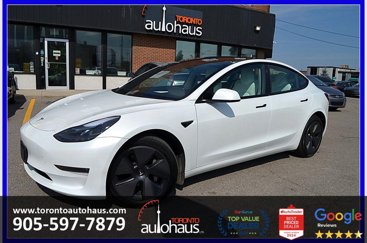 Used 2021 Tesla Model 3 SR+ I WHITE INT I OVER 100 TESLAS IN STOCK for sale in Concord, ON