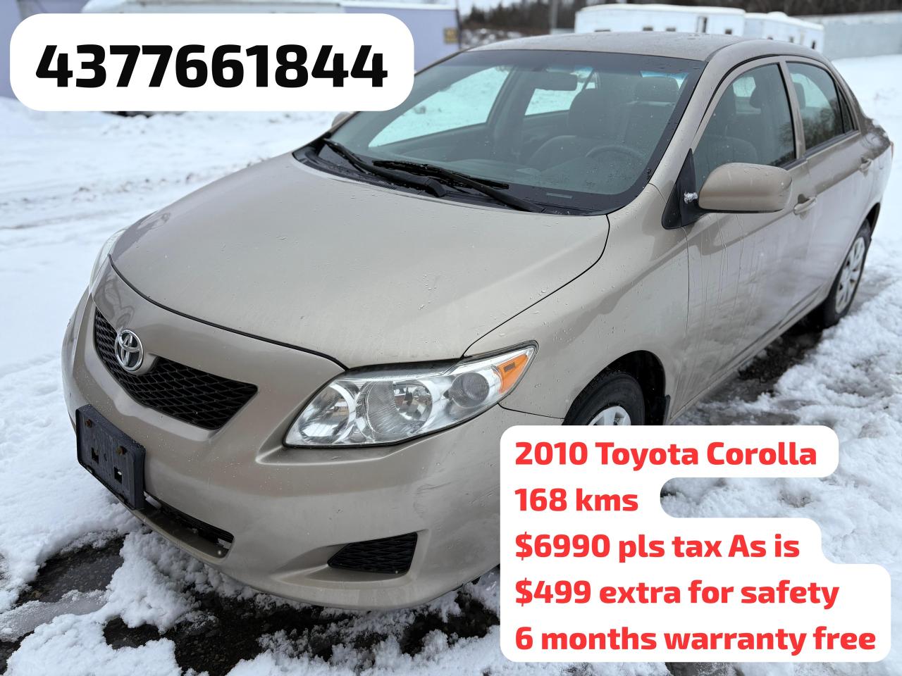 Used 2010 Toyota Corolla CE for sale in Hillsburgh, ON