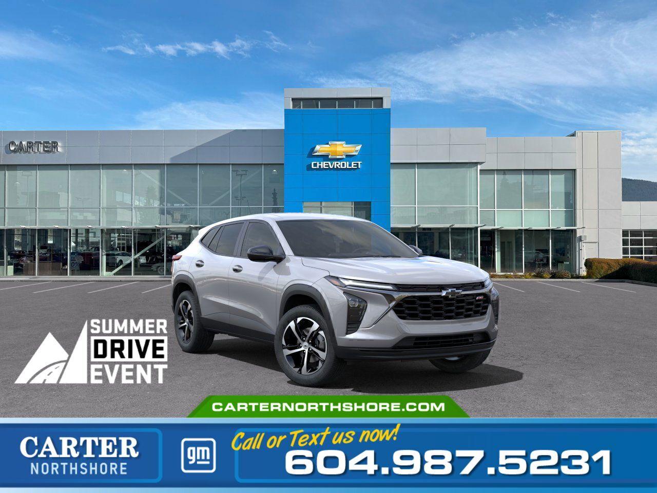 New 2025 Chevrolet Trax RS FWD | Adpt Cruise/Heated Seats/Driver Assist for sale in North Vancouver, BC