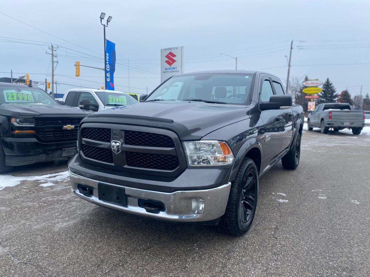 Used 2018 RAM 1500 Outdoorsman Crew Cab 4x4 ~Nav ~Cam ~Leather ~Roof for sale in Barrie, ON