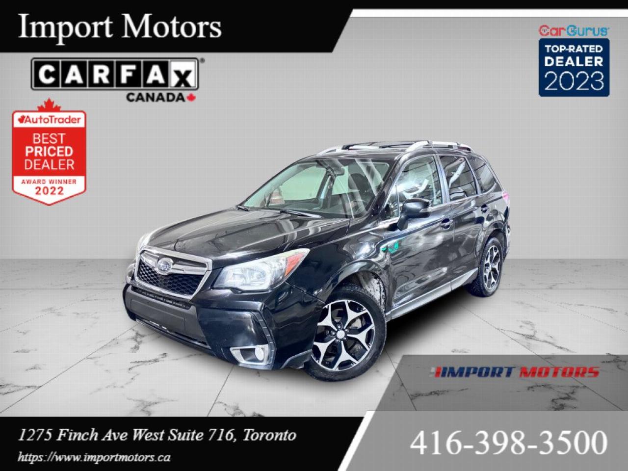 Used 2015 Subaru Forester 5dr Wagon CVT 2.0XT Limited ACCIDENT FREE CLEAN TITLE LEATHER SUNROOF for sale in North York, ON