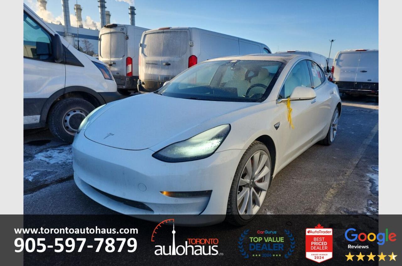 Used 2019 Tesla Model 3 PERFORMANCE I AWD I WHITE INTERIOR I OVER 100 TESLAS for sale in Concord, ON