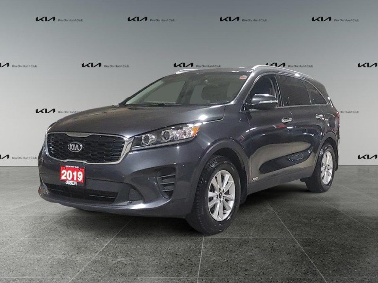 2019 Kia Sorento LX AWD | Certified Pre-Owned Features include Bluetooth, heated seats, backup camera, cruise control, and more! Reliable, comfortable, and priced to sell fastthis vehicle is ready for its next adventure. This vehicle has passed a comprehensive inspection and meets the Ministry of Transportations Safety Standards Certificate requirements. Custom Video ExperienceAsk about your custom walk-around video or live FaceTime/Zoom session to explore the vehicle in detail from the comfort of your home. Why Choose Us for Your Next Vehicle?  Indoor Display: Shop in our bright, heated indoor showroomno snow, rain, or cold to worry about.  Quality Assurance: Each vehicle undergoes a 135-point inspection based on Kia on Hunt Club standards.  Value Added: Free oil change with every purchase and a 90-day SiriusXM trial (where available).  Wide Selection: From luxury to family-friendly vehicles, we have options for every budget.  Financing for Everyone: Good credit, bad credit, or no creditour team can help you. Book Online or Call Us Today!Schedule your test drive in our comfortable showroom. Contact Tony Chalhoub, Used Car Sales Manager, for any inquiries:?? 613-688-2904 | ?? tony@kiaonhuntclub.com Come see why were the smart choice for your next car and drive away with peace of mind!