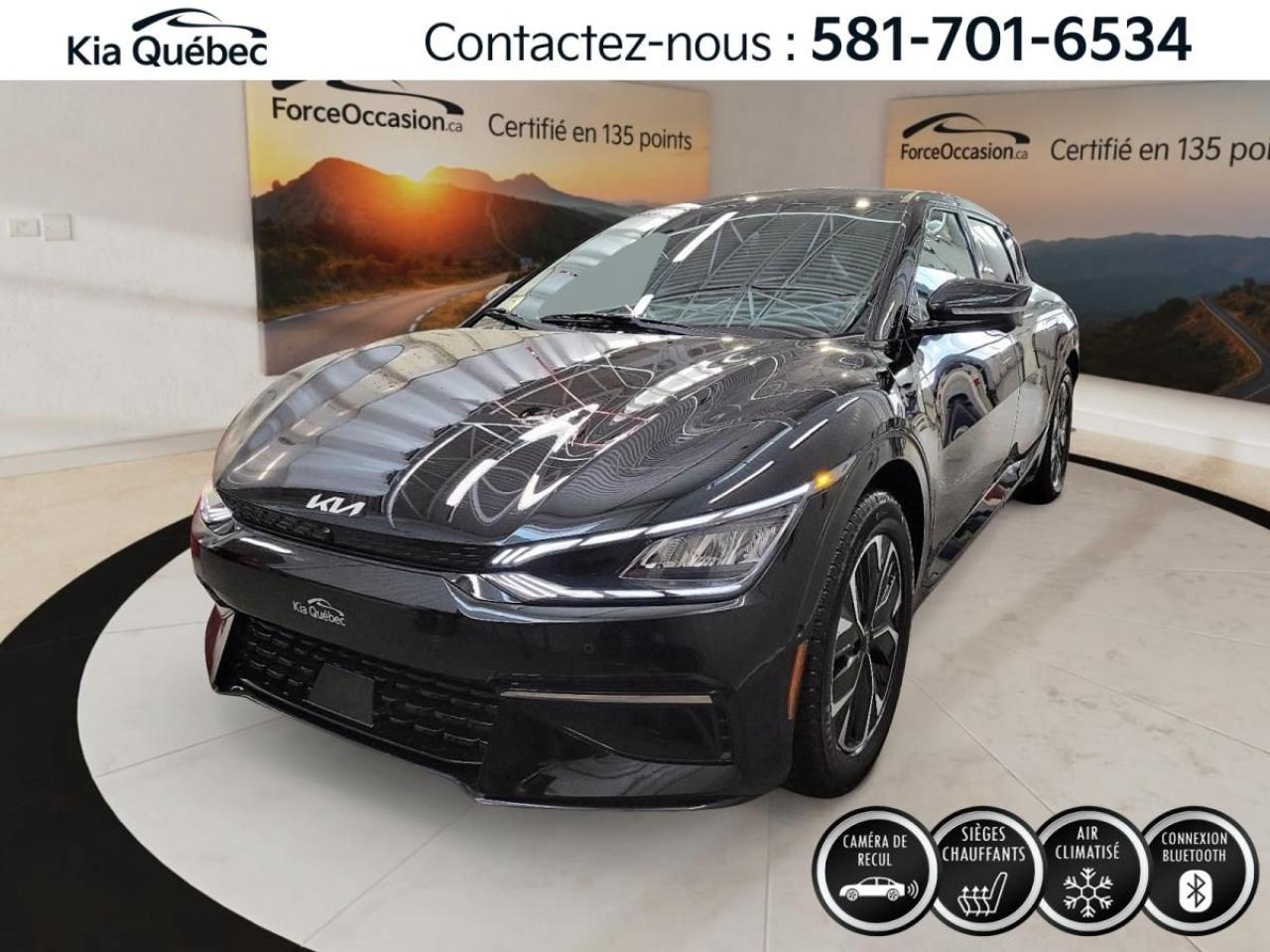 Used 2023 Kia EV6 GT-LINE PACKAGE 1 *GPS *CAMÉRA 36O *A/C *BIZONE for sale in Québec, QC