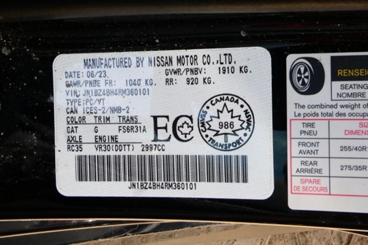 2024 Nissan Z Performance 6 spd. Manual w/Htd L.wrap, BUC - Photo #18