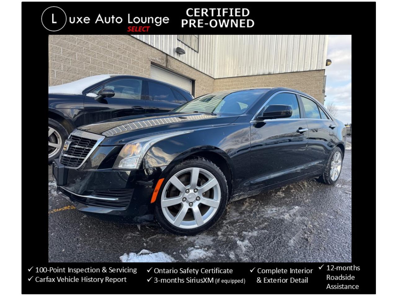 Used 2015 Cadillac ATS 2.5L, AUTO, LEATHER, HEATED SEATS, BOSE AUDIO! for sale in Orleans, ON