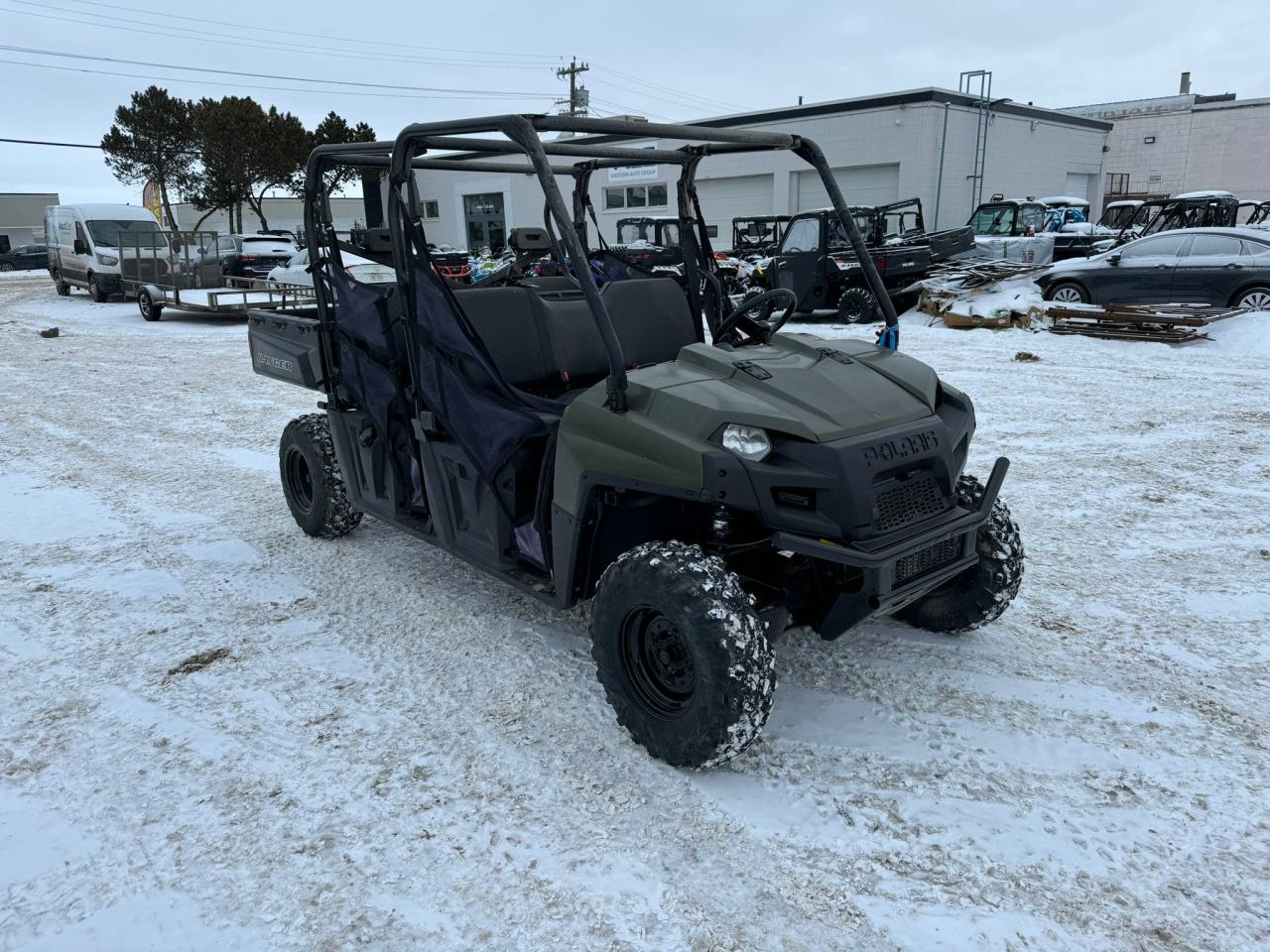 2023 Polaris 570 Ranger Crew $112 B/W - Photo #6