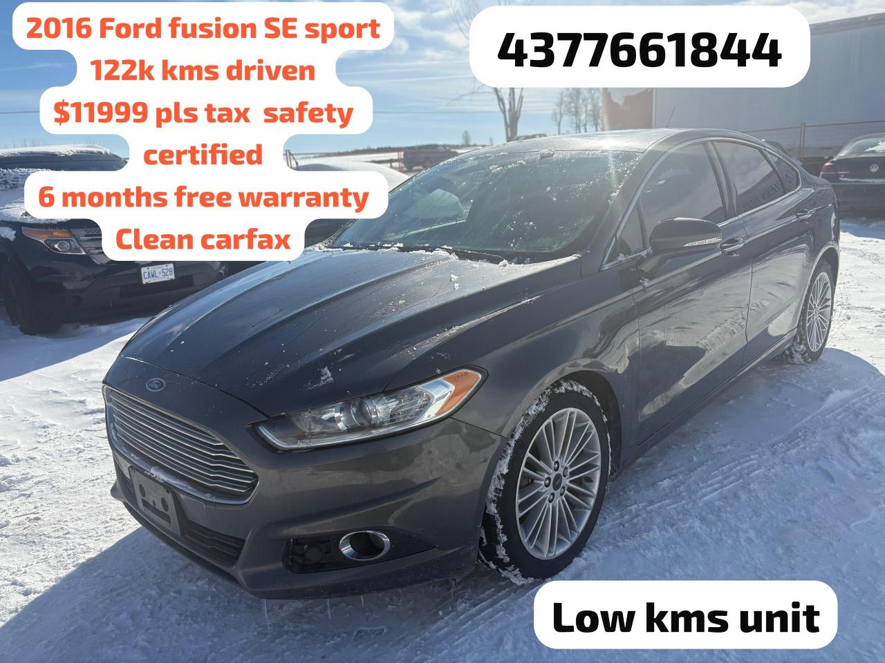 Used 2016 Ford Fusion SE for sale in Hillsburgh, ON