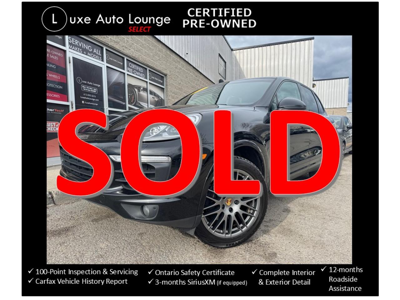 Used 2017 Porsche Cayenne PLATINUM PKG, BOSE AUDIO, HEATED SEATS, LOADED! for sale in Orleans, ON