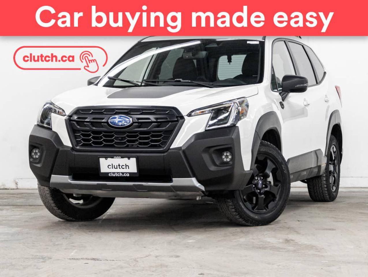 Used 2023 Subaru Forester Wilderness AWD w/ Apple CarPlay & Android Auto, Heated Steering Wheel, Heated Front Seats for sale in Toronto, ON