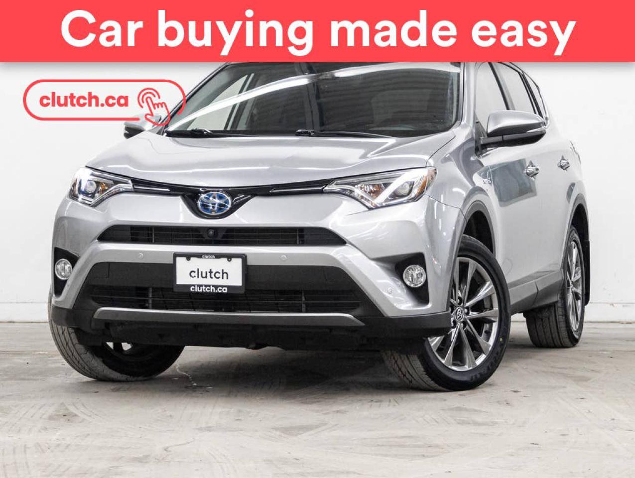 Used 2018 Toyota RAV4 Hybrid Limited AWD w/ Nav, Heated Steering Wheel, Heated Front Seats for sale in Toronto, ON