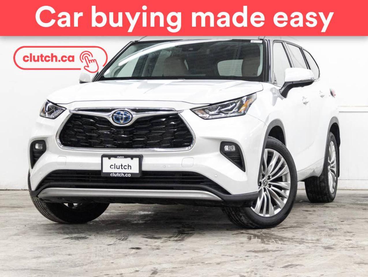 Used 2023 Toyota Highlander HYBRID Limited AWD w/ Platinum Edition w/ Apple CarPlay & Android Auto, Heated Steering Wheel, Heated Front Seats for sale in Toronto, ON