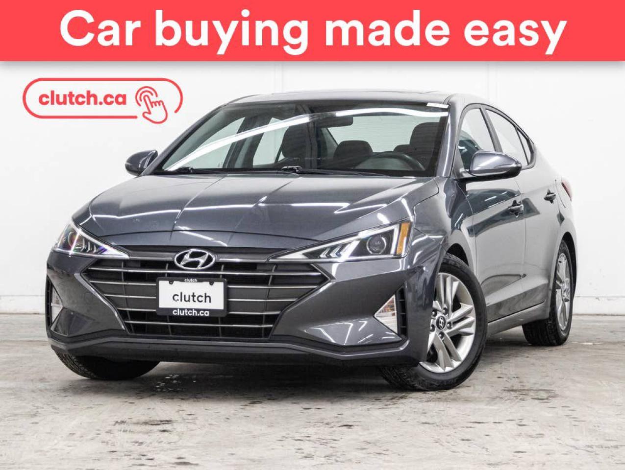 Used 2019 Hyundai Elantra Preferred w/ Sun & Safety Pkg w/ Apple CarPlay & Android Auto, Power Moonroof, Rearview Cam for sale in Toronto, ON