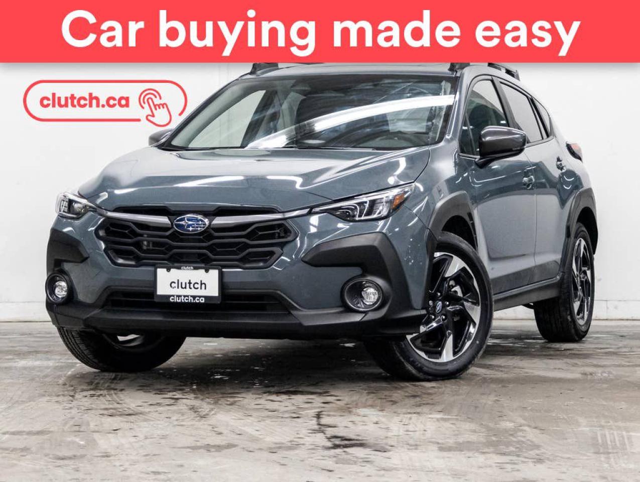 Used 2024 Subaru XV Crosstrek Limited AWD w/ Apple CarPlay & Android Auto, Power Moonroof, Nav for sale in Toronto, ON