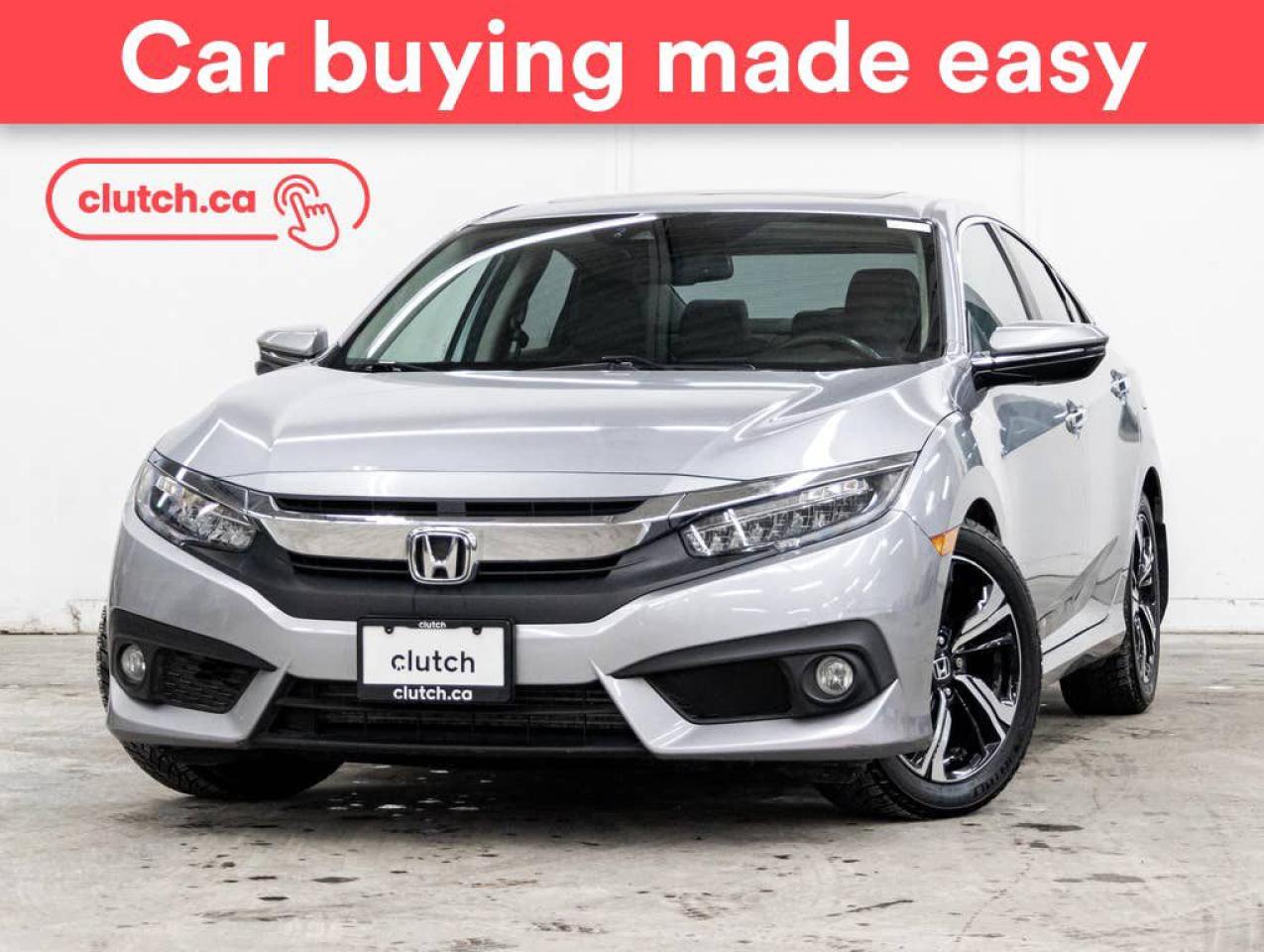 Used 2017 Honda Civic Touring w/ Apple CarPlay & Android Auto, Heated Front Seats, Rearview Camera for sale in Toronto, ON