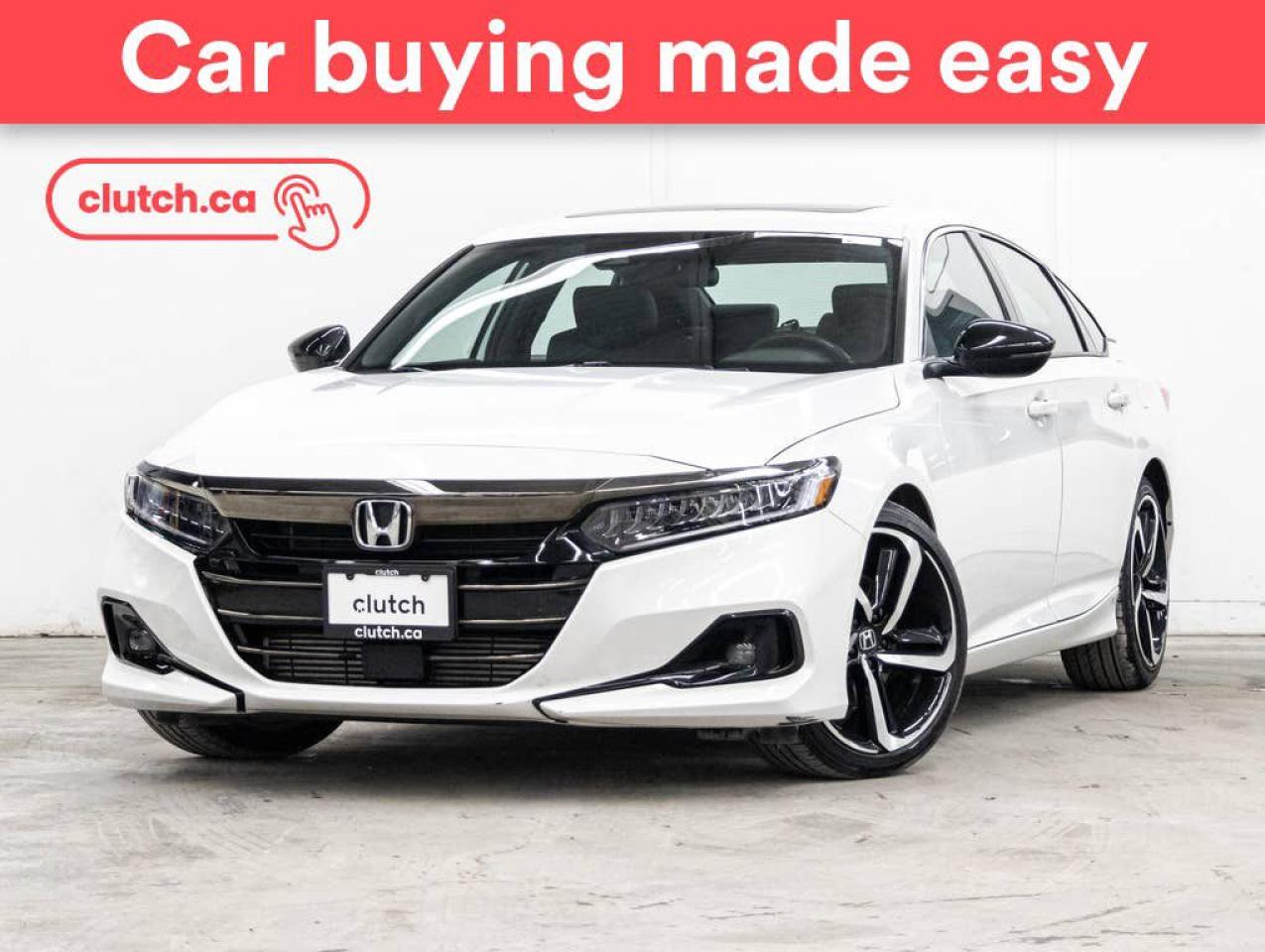 Used 2022 Honda Accord Sport w/ Apple CarPlay & Android Auto, Power Moonroof, Rearview Cam for sale in Toronto, ON