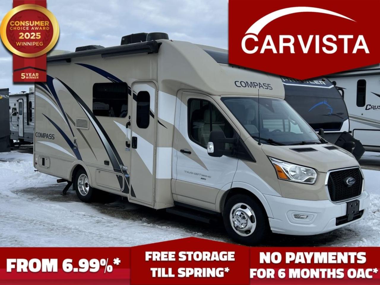 Used 2021 Thor Motor Coach Compass 23TW AWD Class C Motorhome for sale in Winnipeg, MB