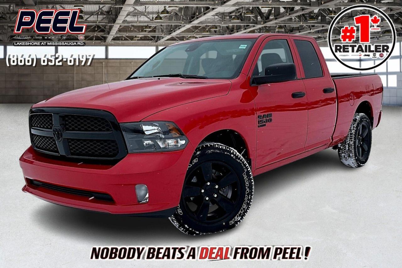 COME SEE WHY NOBODY BEATS A DEAL FROM PEEL! Your Source for ALL make and models used cars and trucks. Canadas #1 Stellantis Retailer for 9 years & counting!!

2022 Ram 1500 Classic Express Quad Cab 4X4 | 3.6L V6 | Flame Red | Cloth Front 40/20/40 Bench Seat | Night Edition | Uconnect 8.4" Touchscreen Display | Apple CarPlay & Android Auto | Wheel & Sound Group | Class IV Hitch Receiver | 3.55 Rear Axle Ratio

One Owner Clean Carfax

Stand out on the road with this bold and capable 2022 Ram 1500 Classic Express Quad Cab 4X4, finished in striking Flame Red. Powered by the dependable 3.6L V6, this truck is ready to handle work and play with ease. The Night Edition adds a touch of style with sleek black accents, while the practical cloth front 40/20/40 bench seat ensures interior comfort and versatility for passengers and cargo alike.

Stay connected on every drive with the intuitive Uconnect 8.4" touchscreen display, complete with Apple CarPlay & Android Auto integration, and enjoy the enhanced performance of the Wheel & Sound Group. The Class IV hitch receiver and 3.55 rear axle ratio make towing a breeze, while the Quad Cab design offers plenty of room for passengers and gear. With a clean Carfax and one owner, this Ram 1500 Classic Express delivers unbeatable reliability and value. Ready to turn heads and tackle whatever the day demands, this truck is waiting for you!
______________________________________________________

Engage & Explore with Peel Chrysler: Whether youre inquiring about our latest offers or seeking guidance, 1-866-652-6197 connects you directly. Dive deeper online or connect with our team to navigate your automotive journey seamlessly.

WE TAKE ALL TRADES & CREDIT. WE SHIP ANYWHERE IN CANADA! OUR TEAM IS READY TO SERVE YOU 7 DAYS!
______________________________________________________
Our advertised prices are for consumers (i.e end users) only. 

*FREE CarFax (click the link above to check it out at no cost to you!)*

*FULLY CERTIFIED! (Have you seen some of these other dealers stating in their advertisements that certification is an additional fee? NOT HERE! Our certification is already included in our low sale prices to save you more!)

______________________________________________________

Peel Chrysler — A Trusted Destination: Based in Port Credit, Ontario, we proudly serve customers from all corners of Ontario and Canada including Toronto, Oakville, North York, Richmond Hill, Ajax, Hamilton, Niagara Falls, Brampton, Thornhill, Scarborough, Vaughan, London, Windsor, Cambridge, Kitchener, Waterloo, Brantford, Sarnia, Pickering, Huntsville, Milton, Woodbridge, Maple, Aurora, Newmarket, Orangeville, Georgetown, Stouffville, Markham, North Bay, Sudbury, Barrie, Sault Ste. Marie, Parry Sound, Bracebridge, Gravenhurst, Oshawa, Ajax, Kingston, Innisfil and surrounding areas. On our website www.peelchrysler.com, you will find a vast selection of new vehicles including the new and used Ram 1500, 2500 and 3500. Chrysler Grand Caravan, Chrysler Pacifica, Jeep Cherokee, Wrangler and more. All vehicles are priced to sell. We deliver throughout Canada. website or call us 1-866-652-6197. 

Disclaimer Statement: At Peel Chrysler, your satisfaction is our priority. While many pre-owned vehicles originally come with two keys, variations may occur based on trade-ins, and all Peel Chrysler Pre-Owned Vehicles come standard with one key—any extras provided by the previous owner will be included with your purchase, and additional keys can be bought at the time of sale. Online prices and payments are for finance purchases. Used vehicles that are being financed are subject to a $499 (^$1500 non-prime) financing fee, while cash purchases (certified cheque, bank draft, or wire transfer) on used vehicles have a $2,000 surcharge ( online price + $2,000). Cash purchases of new vehicles only incur applicable taxes and licensing fees, and those priced above $100,000 (including accessories or add-ons) are subject to a federal luxury tax. Optional finance and lease terms are available, and if trading in a vehicle with an outstanding loan balance requiring Peel Chrysler to facilitate the lien payout, a Lien Payout Fee of $349 applies. Prices, rates, and payments are subject to change without notice. While we strive for accuracy, occasional technical or human errors may occur, so we encourage verifying all vehicle details, including features, options, materials, and specifications, with a Peel Chrysler representative by contacting us or visiting our dealership. Experience seamless convenience with our nationwide delivery options—visit our website or contact us for more details.