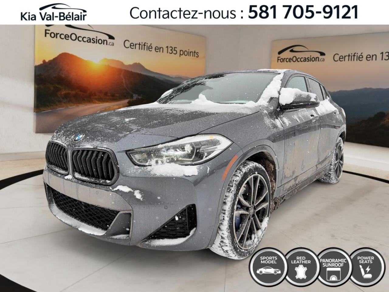 Used 2022 BMW X2 XDRIVE28I COUPÉ A/C * AWD * CUIR * TOIT * GPS * for sale in Québec, QC