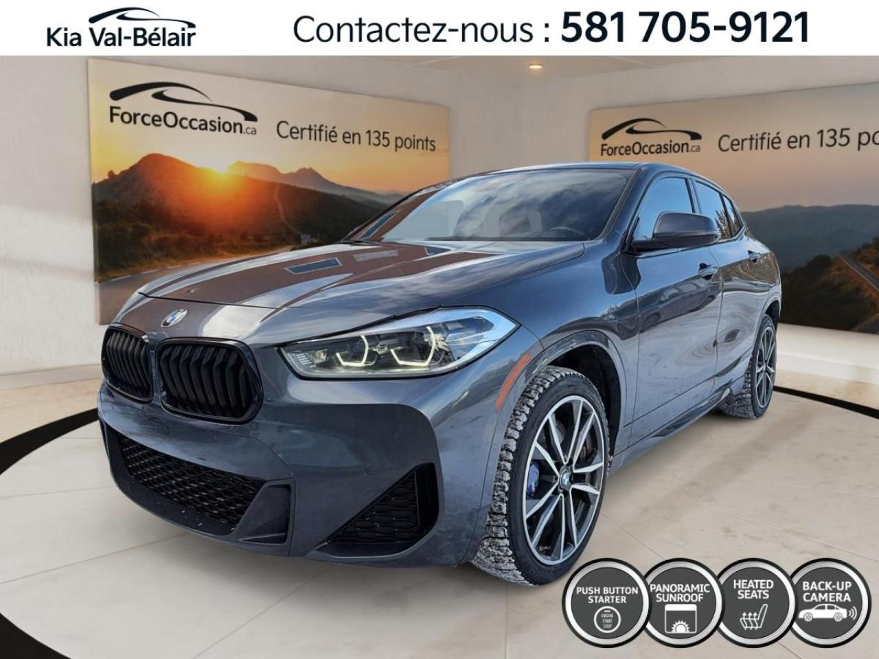 Used 2022 BMW X2 XDRIVE28I COUPÉ A/C * AWD * CUIR * TOIT * GPS * for sale in Québec, QC