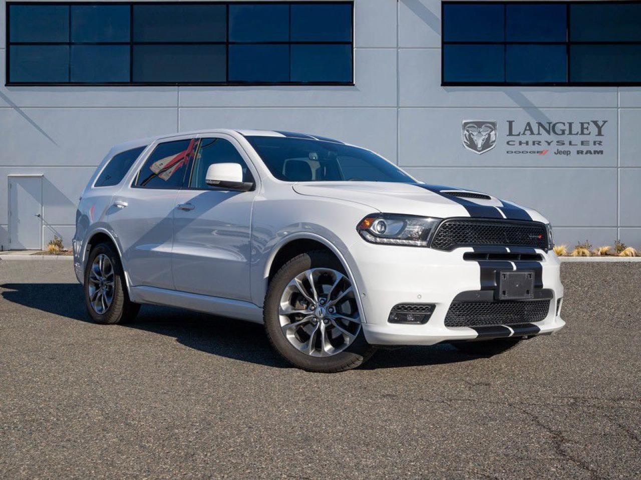 <p><strong><span style=font-family:Arial; font-size:18px;>This automotive masterpiece couldn't be ignored. Presenting the 2019 Dodge Durango R/T, a striking blend of power and sophistication.</span></strong></p> <p><span style=font-family:Arial; font-size:18px;> </span></p> <ul><li><span style=font-family:Arial; font-size:18px;>Mileage: 67,303 km</span></li><li><span style=font-family:Arial; font-size:18px;>Engine: 5.7L 8-Cylinder</span></li><li><span style=font-family:Arial; font-size:18px;>Transmission: 8-Speed Automatic</span></li><li><span style=font-family:Arial; font-size:18px;>Exterior: White, Interior: Black</span></li><li><span style=font-family:Arial; font-size:18px;>Key Features:</span></li><li><span style=font-family:Arial; font-size:18px;>Leather Upholstery & Steering Wheel</span></li><li><span style=font-family:Arial; font-size:18px;>Navigation System & Turn-by-Turn Directions</span></li><li><span style=font-family:Arial; font-size:18px;>Auto-dimming Mirrors & Rearview Mirror</span></li><li><span style=font-family:Arial; font-size:18px;>Auto-levelling Suspension</span></li><li><span style=font-family:Arial; font-size:18px;>High-Intensity Discharge Headlights</span></li><li><span style=font-family:Arial; font-size:18px;>Rain Sensing Wipers & Auto High-Beam Headlights</span></li><li><span style=font-family:Arial; font-size:18px;>Traction Control & Electronic Stability</span></li><li><span style=font-family:Arial; font-size:18px;>Memory Seats & Audio Memory</span></li><li><span style=font-family:Arial; font-size:18px;>Dual-zone A/C & Automatic Temperature Control</span></li><li><span style=font-family:Arial; font-size:18px;>Power Windows & Steering</span></li><li><span style=font-family:Arial; font-size:18px;>Security System & Anti-whiplash Front Head Restraints</span></li></ul> <p><span style=font-family:Arial; font-size:18px;> </span></p> <p><span style=font-family:Arial; font-size:18px;>Discover the perfect balance of style and functionality with the 2019 Dodge Durango R/T. This SUV isn't just about getting from point A to B; it's about enjoying the journey with every feature designed to elevate your driving experience. Did you know that the Durango has a towing capacity that rivals some pickup trucks, making it an ideal choice for those who need power and versatility?</span></p> <p><span style=font-family:Arial; font-size:18px;>Visit Langley Chrysler and see why this Durango R/T is the ideal match for your lifestyle. Remember, don't just love your car, love buying it!</span></p>Dealer number: 5097, Doc fee: $968 Safety & Convince Warranty: $699 Finance Placement: $628

<p>*All prices plus applicable taxes, applicable environmental recovery charges, documentation of $599 and full tank of fuel surcharge of $76 if a full tank is chosen. <br />Other protection items available that are not included in the above price:<br />Tire & Rim Protection and Key fob insurance starting from $599<br />Service contracts (extended warranties) for coverage up to 7 years and 200,000 kms starting from $599<br />Custom vehicle accessory packages, mudflaps and deflectors, tire and rim packages, lift kits, exhaust kits and tonneau covers, canopies and much more that can be added to your payment at time of purchase<br />Undercoating, rust modules, and full protection packages starting from $199<br />Financing Fee of $500 when applicable<br />Flexible life, disability and critical illness insurances to protect portions of or the entire length of vehicle loan</p>