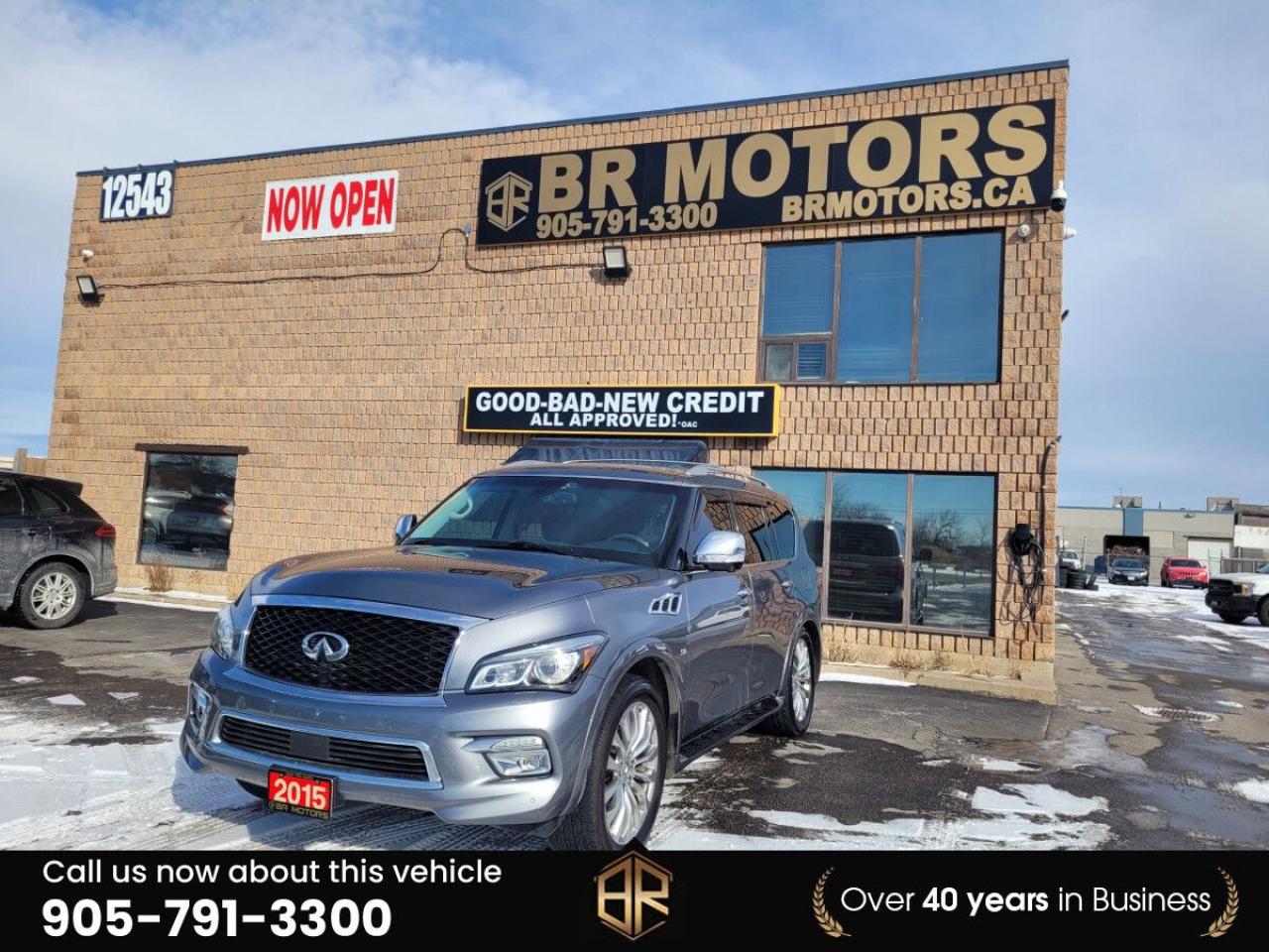 Used 2015 Infiniti QX80 No Accidents | 8 Seater for sale in Bolton, ON