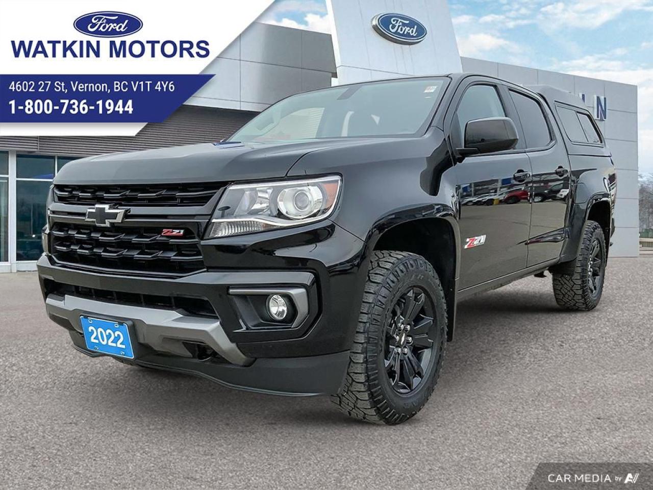 Used 2022 Chevrolet Colorado CREWCAB  Z71 4X4 for sale in Vernon, BC