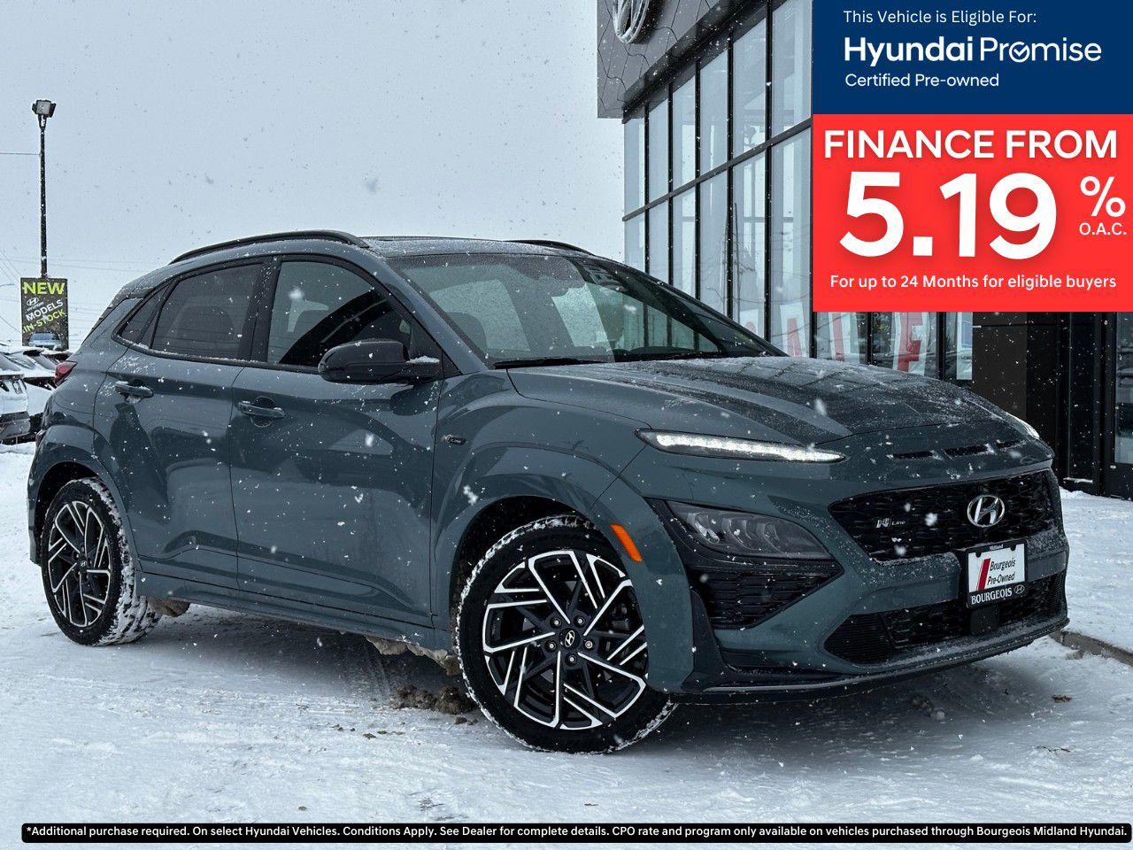 Used 2022 Hyundai KONA 1.6T N Line AWD w/Ultimate Package for sale in Midland, ON