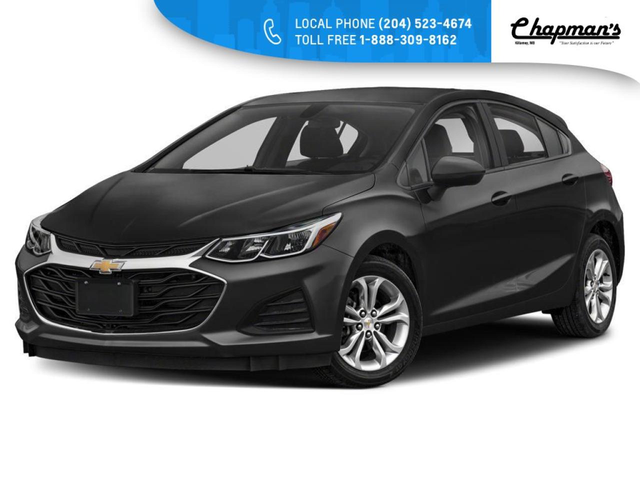 Used 2019 Chevrolet Cruze LT Heated Front Seats, Rear Vision Camera, Remote Start for sale in Killarney, MB