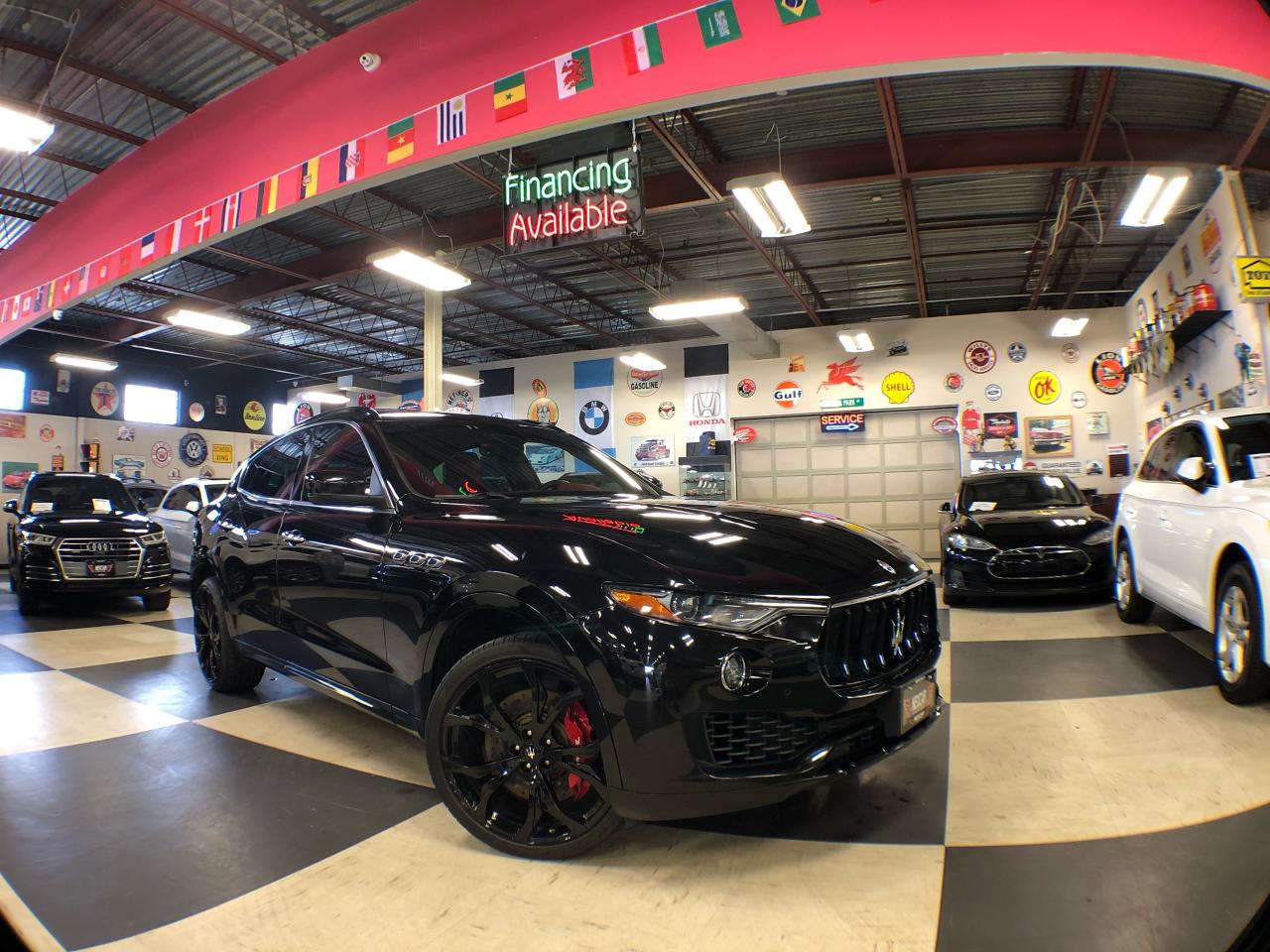 Used 2017 Maserati Levante S  3.0L LEATHER PAN/ROOF NAVI B/SPOT BACKUP CAMERA for sale in North York, ON