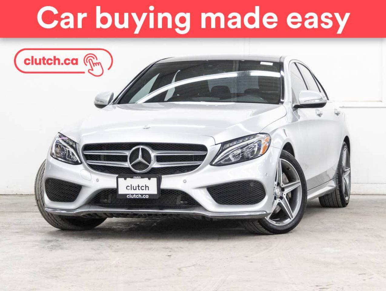 Used 2015 Mercedes-Benz C-Class C 300 4MATIC w/ Heated Front Seats, Power Moonroof, Nav for sale in Toronto, ON