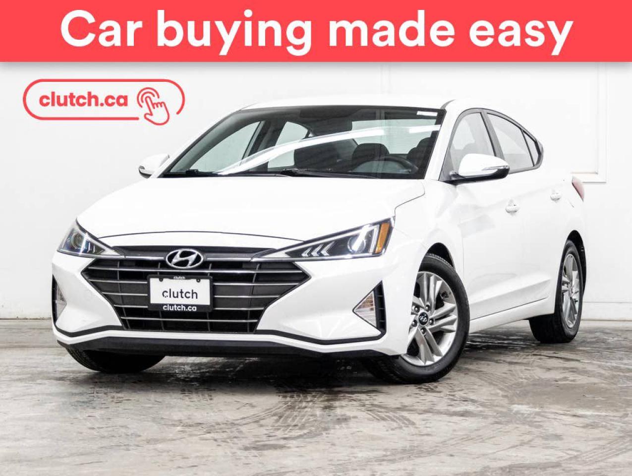 Used 2019 Hyundai Elantra Preferred w/ Apple CarPlay & Android Auto, A/C, Rearview Cam for sale in Toronto, ON