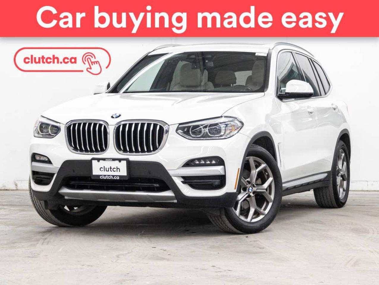 Used 2020 BMW X3 xDrive30i AWD w/ Apple CarPlay & Android Auto, Tri Zone A/C, Panoramic Sunroof for sale in Toronto, ON