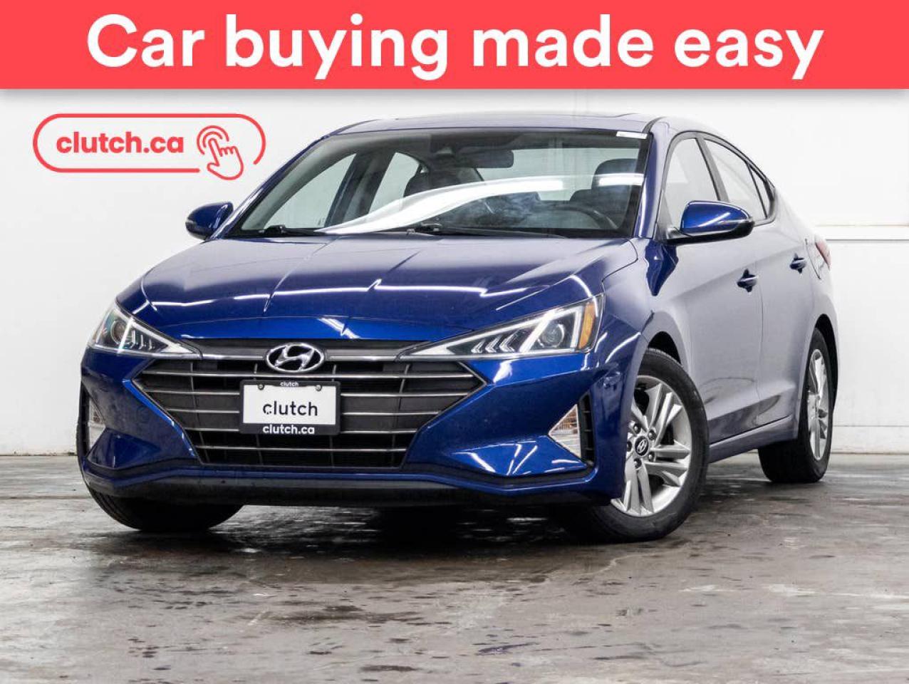 Used 2019 Hyundai Elantra Preferred w/ Sun & Safety Pkg w/ Apple CarPlay & Android Auto , Power Moonroof, A/C for sale in Toronto, ON