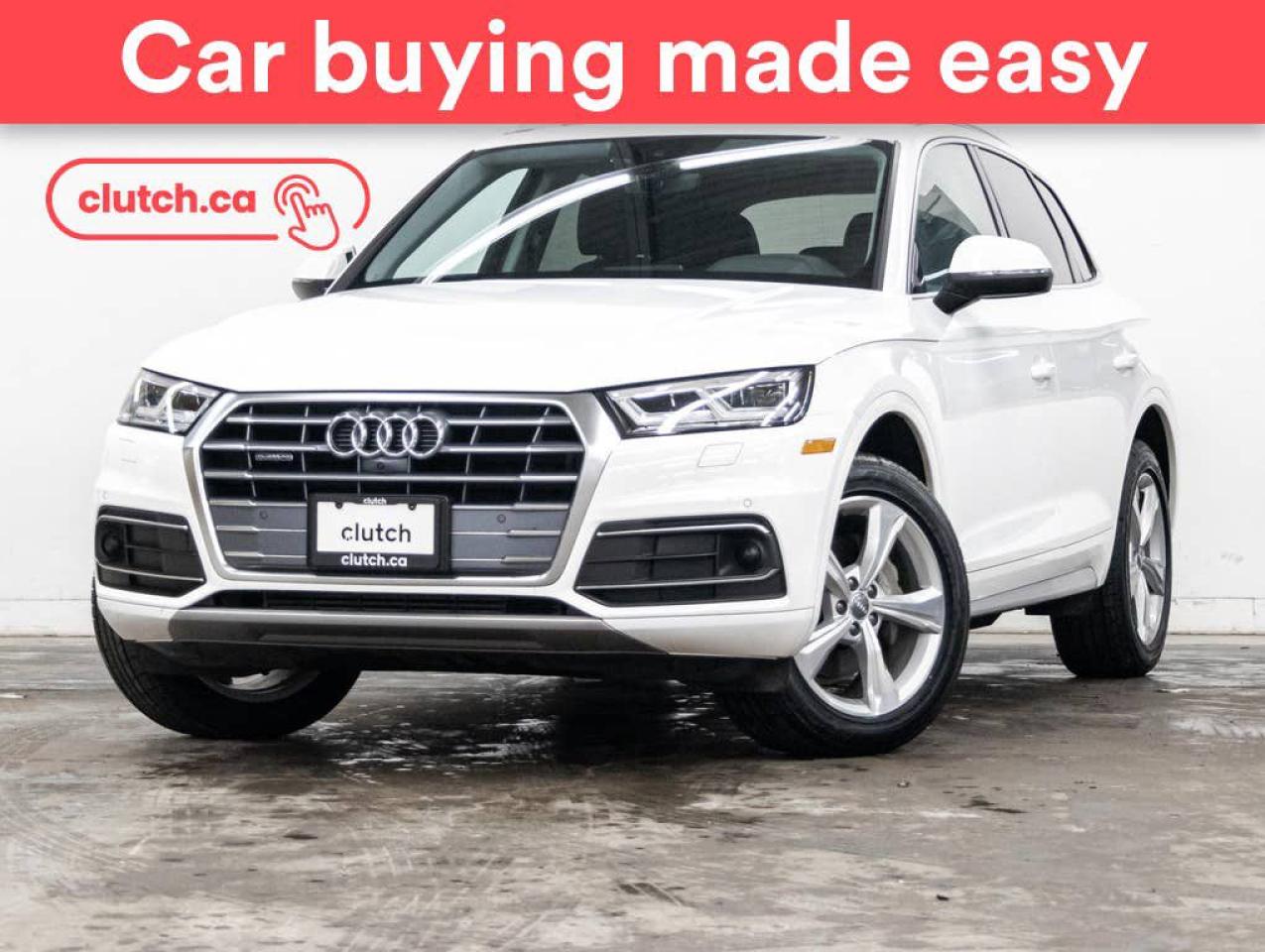 Used 2020 Audi Q5 Progressiv AWD w/ Apple CarPlay & Android Auto, Panoramic Moonroof, Nav for sale in Toronto, ON