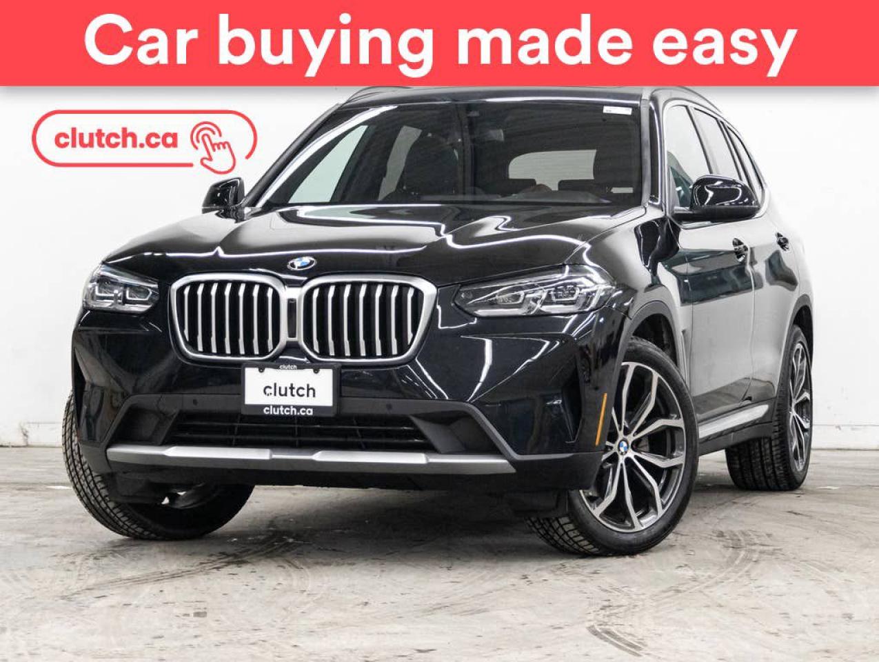 Used 2023 BMW X3 xDrive30i AWD w/ Apple CarPlay & Android Auto, Tri Zone A/C, Panoramic Sunroof for sale in Toronto, ON