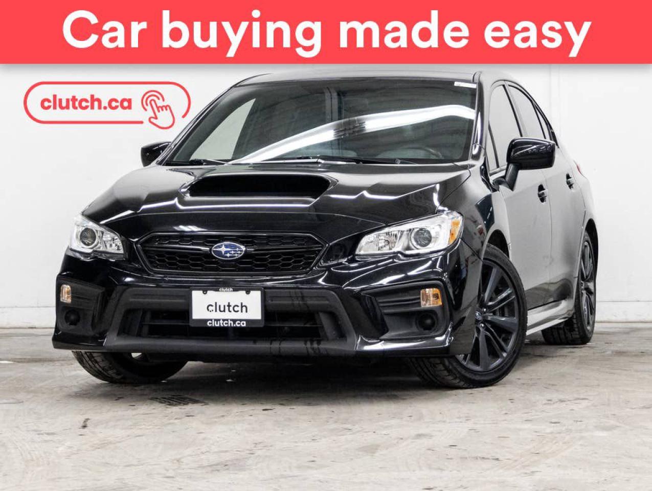 Used 2019 Subaru WRX Base AWD w/ Apple CarPlay & Android Auto, A/C, Rearview Cam for sale in Toronto, ON