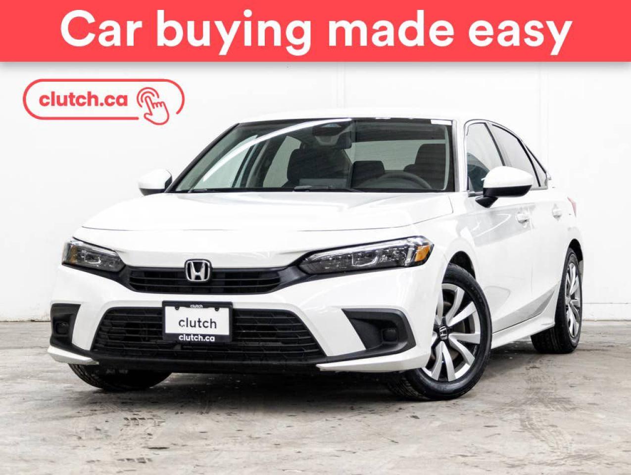 Used 2022 Honda Civic LX w/ Apple CarPlay & Android Auto, Rearview Cam, A/C for sale in Toronto, ON