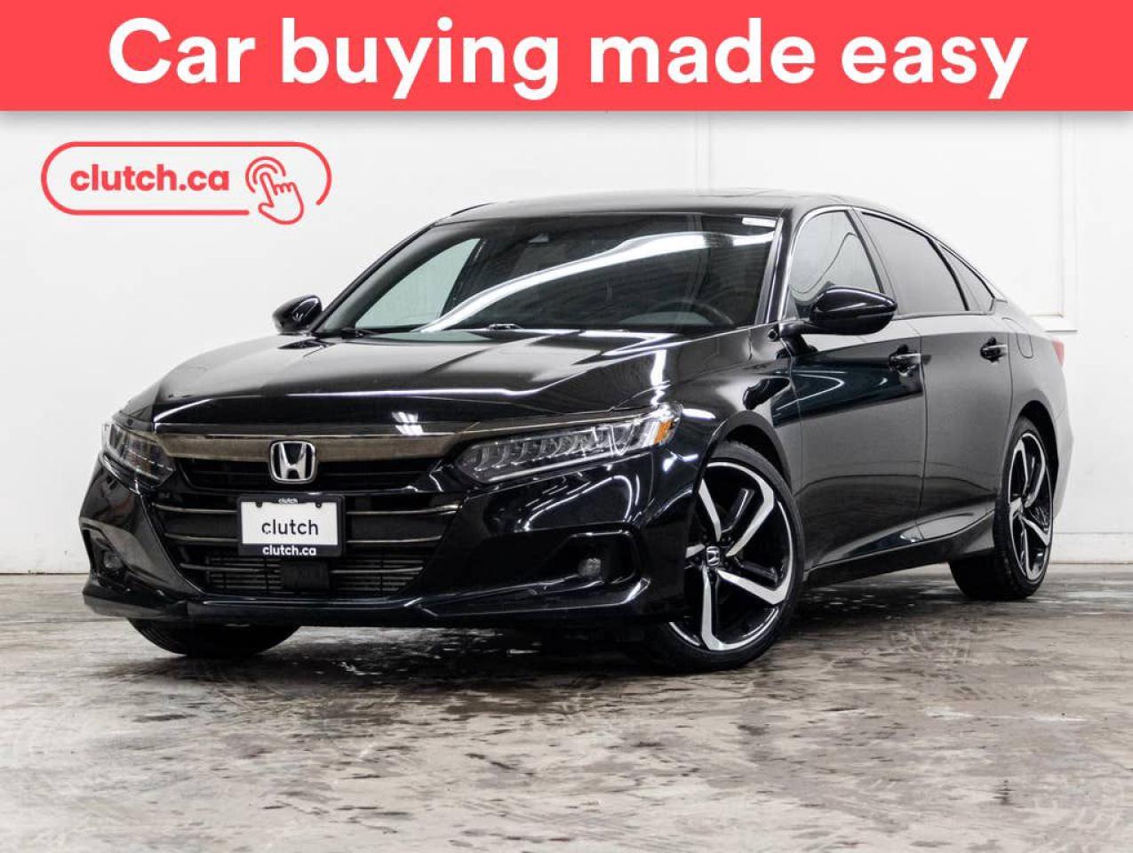 Used 2022 Honda Accord Sport 1.5T w/ Apple CarPlay & Android Auto, Heated Steering Wheel, Heated Front Seats for sale in Toronto, ON