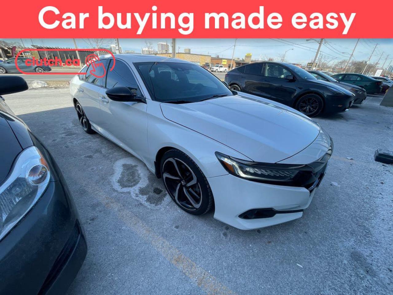 Used 2021 Honda Accord Sport 1.5T w/ Apple CarPlay & Android Auto, Dual Zone A/C, Power Sunroof for sale in Toronto, ON