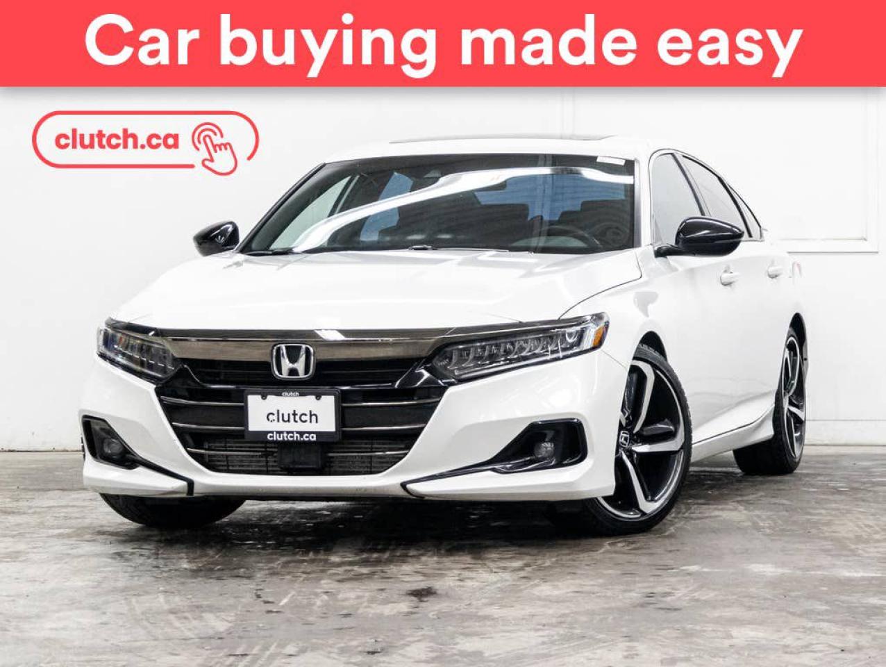 Used 2021 Honda Accord Sport 1.5T w/ Apple CarPlay & Android Auto, Dual Zone A/C, Power Sunroof for sale in Toronto, ON