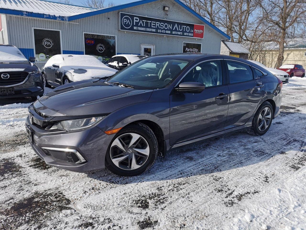 🚗 **Discover the Thrill of the 2019 Honda Civic LX!** 🚗Unleash the power of precision with the pre-owned 2019 Honda Civic LX, now available at Patterson Auto Sales. This sleek and stylish vehicle is equipped with a robust 2.0L L4 DOHC 16V engine, offering you a driving experience that's both exhilarating and efficient.Step inside and enjoy a cabin designed for comfort and convenience, with advanced features that make every journey a pleasure. Whether you're navigating city streets or cruising down the highway, the Civic LX delivers unmatched performance and reliability.Don't miss your chance to own this incredible vehicle. Visit us today and take the 2019 Honda Civic LX for a test drive. Experience the perfect blend of style, power, and economyyour dream car awaits! 🚙?