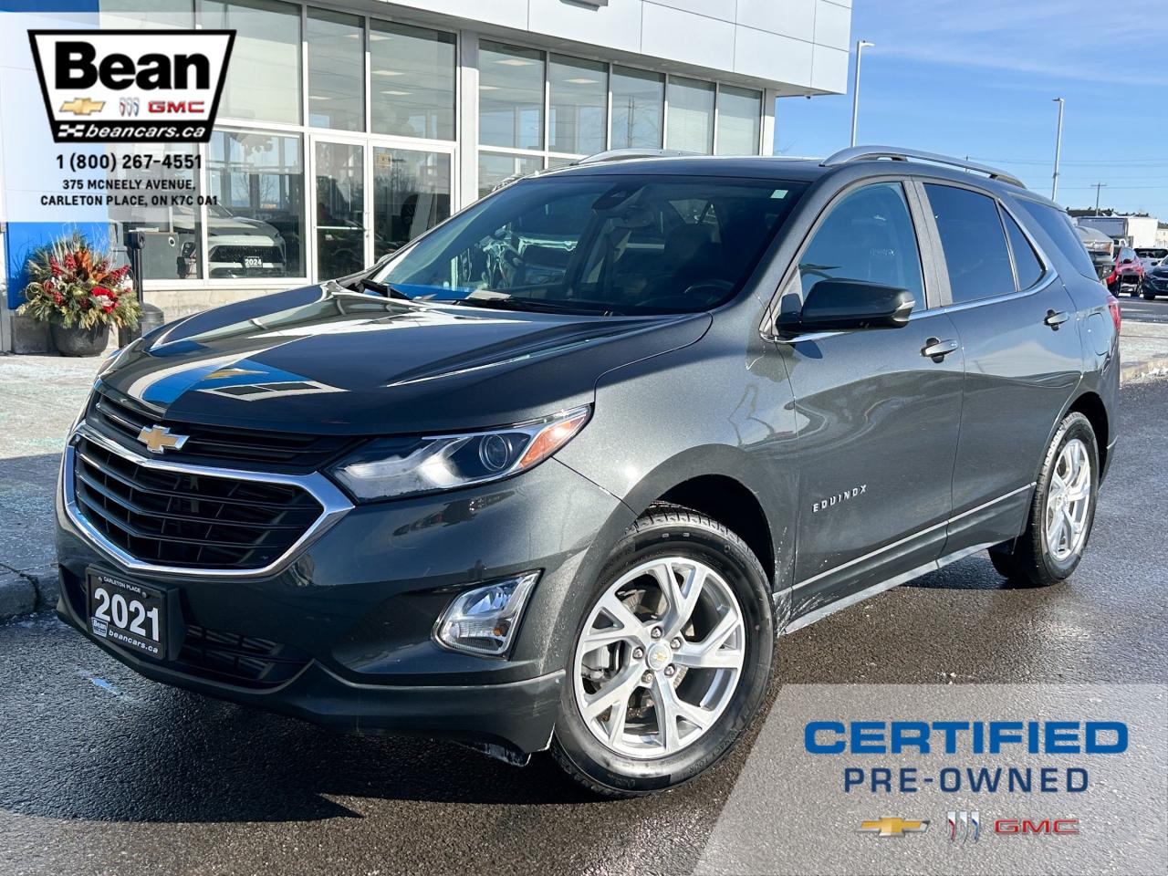 Used 2021 Chevrolet Equinox LT TRUE NORTH WITH REMOTE START/ENTRY, SUNROOF, HEATED SEATS, POWER LIFTGATE, CRUISE CONTROL, HD REAR VISION CAMERA, NAVIGATION for sale in Carleton Place, ON