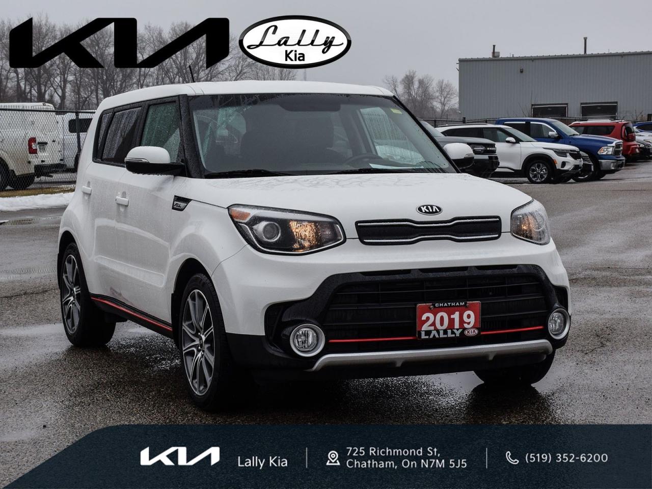 Used 2019 Kia Soul SX Turbo APPLE CARPLAY & ANDROID AUTO | HEATED FRONT BUCKET SPORT SEATS | HEATED STEERING WHEEL | STEERING WHEEL MOUNTED AUDIO CONTROLS | TURN SIGNAL INDICATOR MIRRORS | WHEELS: 18