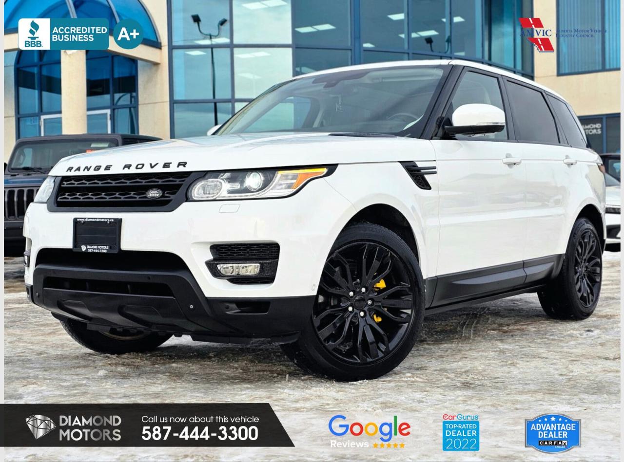 3L 6 CYLINDER SUPERCHARGED ENGINE, NAVIGATION, CENTER CONSOLE FRIDGE, POWER RUNNING BOARDS, WHITE AND BROWN INTERIOR, ALL HEATED AND VENTILATED SEATS, AIR SUSPENSION, PANORAMIC ROOF, KEYLESS ENTRY, PUSH START, BACKUP CAMERA, TWO KEYS, AND MUCH MORE! <br/> <br/>  <br/> Just Arrived 2015 Land Rover Range Rover Sport 4WD 4dr V6 HSE White has 104,367 KM on it. 3L 6 Cylinder Engine engine, Four-Wheel Drive, Automatic transmission, 5 Seater passengers, on special price for $29,900.00. <br/> <br/>  <br/> Book your appointment today for Test Drive. We offer contactless Test drives & Virtual Walkarounds. Stock Number: 25015 <br/> <br/>  <br/> At Diamond Motors, we are dedicated to providing you with an outstanding car-buying experience, offering quality pre-owned vehicles at prices that fit your budget. Our transparent and honest approach means you can expect straightforward guidance without any high-pressure sales tactics. We believe in building lasting relationships with our customers by offering personalized service tailored to your needs. From the moment you step onto our lot, our team is here to support you every step of the way, ensuring you leave confident in your decision. Trust, integrity, and customer satisfaction are the foundation of everything we do. <br/> <br/>  <br/> Why choose us? <br/>  <br/> Certified Pre-Owned Vehicles <br/> Family Owned & Operated <br/> Finance Available <br/> Extended Warranty <br/> Vehicles Priced to Sell <br/> No Pressure Environment <br/> Inspection & Carfax Report <br/> Professionally Detailed Vehicles <br/> Full Disclosure Guaranteed <br/> AMVIC Licensed <br/> BBB Accredited Business <br/> CarGurus Top-rated Dealer 2022 & 2024 <br/> <br/>  <br/> Phone to schedule an appointment @ 587-444-3300 or simply browse our inventory online www.diamondmotors.ca or come and see us at our location at <br/> 3403 93 street NW, Edmonton, T6E 6A4 <br/> <br/>  <br/> To view the rest of our inventory: <br/> www.diamondmotors.ca/inventory <br/> <br/>  <br/> All vehicle features must be confirmed by the buyer before purchase to confirm accuracy. All vehicles have an inspection work order and accompanying Mechanical fitness assessment. All vehicles will also have a Carproof report to confirm vehicle history, accident history, salvage or stolen status, and jurisdiction report. <br/>